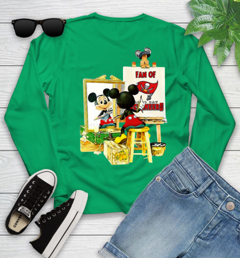NFL Football Tampa Bay Buccaneers Mickey Drawing Shirt 118