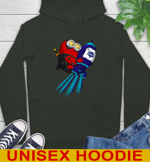 NBA Basketball Charlotte Hornets Deadpool Minion Marvel Shirt Hoodie 12