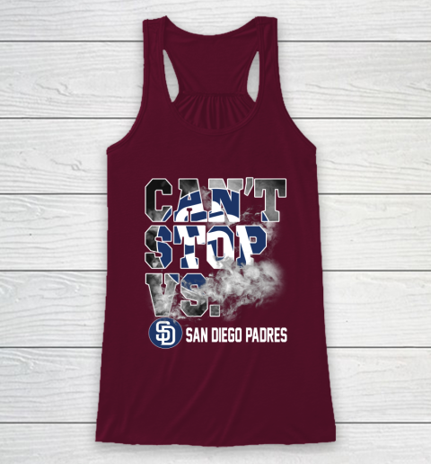 MLB San Diego Padres Baseball Can't Stop Vs Padres Racerback Tank 2