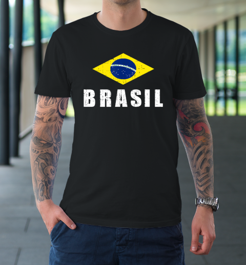 Brasil Flag Soccer 2022 Brazilian Futebol Jersey Brasil T-Shirt