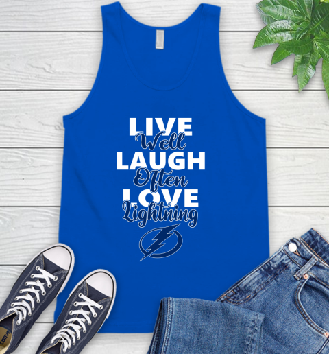 NHL Hockey Tampa Bay Lightning Live Well Laugh Often Love Shirt Tank Top 4