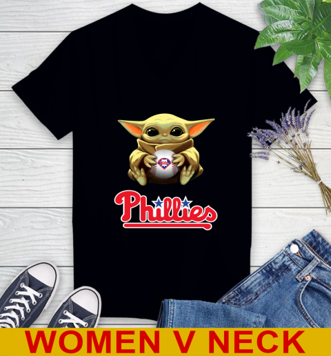 MLB Baseball Philadelphia Phillies Star Wars Baby Yoda Shirt 78