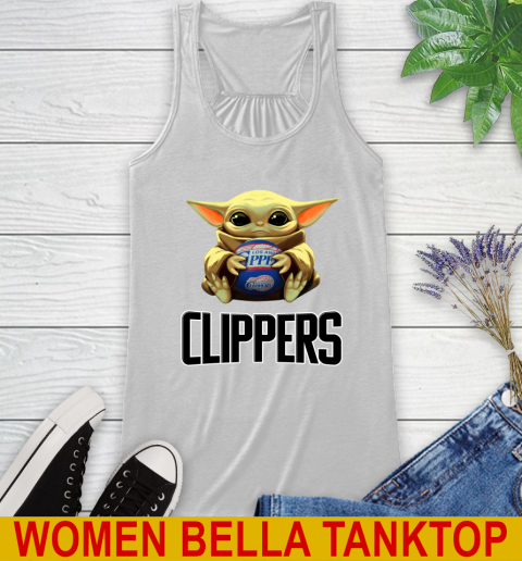 NBA Basketball LA Clippers Star Wars Baby Yoda Shirt 37