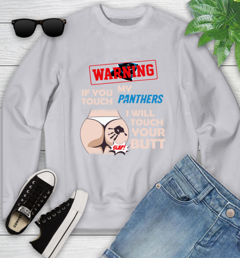 Buffalo Bills NFL Football Warning If You Touch My Team I Will Touch My Butt Youth Sweatshirt 3