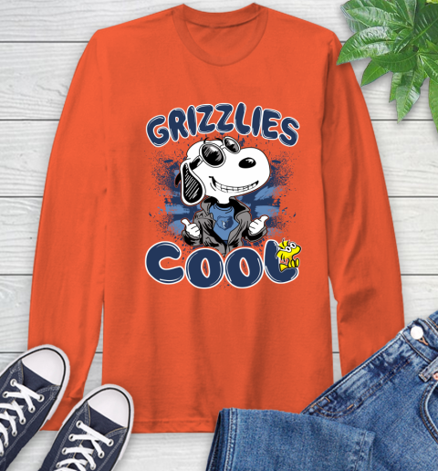 NBA Basketball Memphis Grizzlies Cool Snoopy Shirt Long Sleeve T-Shirt 4