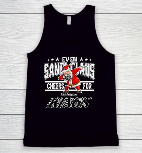 Los Angeles Kings Even Santa Claus Cheers For Christmas NHL Tank Top