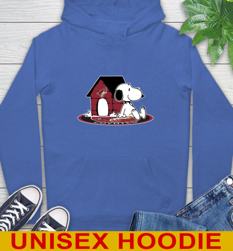 NHL Hockey Arizona Coyotes Snoopy The Peanuts Movie Shirt Hoodie 9