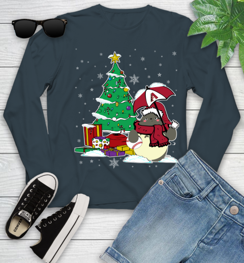 Arizona Diamondbacks MLB Baseball Cute Tonari No Totoro Christmas Sports Youth Long Sleeve 9