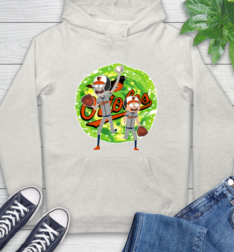 MLB Baltimore Orioles Rick And Morty Baseball Sports Hoodie 12