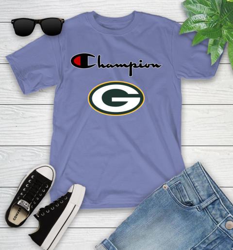 NFL Football Green Bay Packers Champion Shirt Youth T-Shirt 12