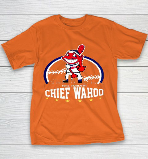 Chief Wahoo distressed Cleveland Youth T-Shirt 4