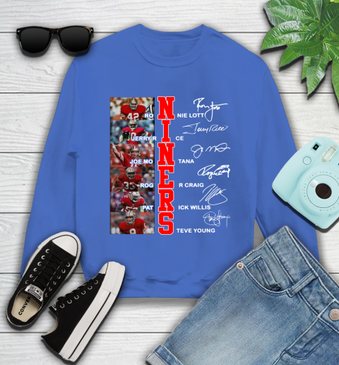 Niners Player Name And Signature San Francisco 49ers Shirts 110
