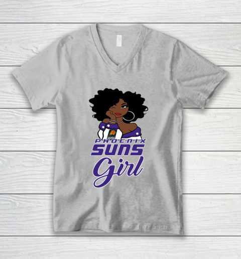 Phoenix Suns Girl NBA V-Neck T-Shirt 4