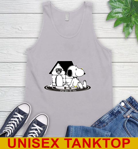 NBA Basketball Brooklyn Nets Snoopy The Peanuts Movie Shirt Tank Top 4