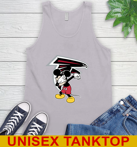 Atlanta Falcons NFL Football Dabbing Mickey Disney Sports Tank Top 4