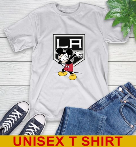 Los Angeles Kings NHL Hockey Dabbing Mickey Disney Sports T-Shirt 12