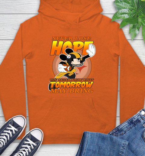 Pittsburgh Steelers NFL Football Mickey Disney Never Lose Hope Hoodie 4