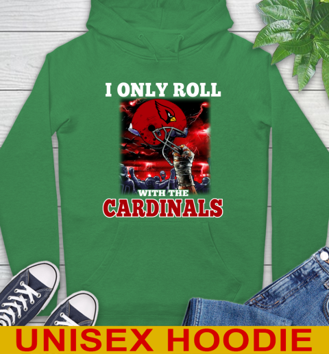 Arizona Cardinals NFL Football I Only Roll With My Team Sports Hoodie 8