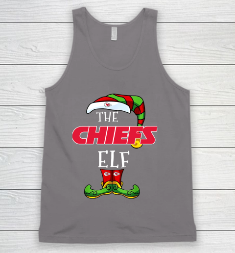 Kansas City Chiefs Christmas ELF Funny NFL Tank Top 6