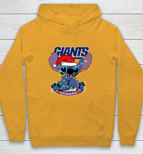 New York Giants NFL Football noel stitch Christmas Youth Hoodie 2