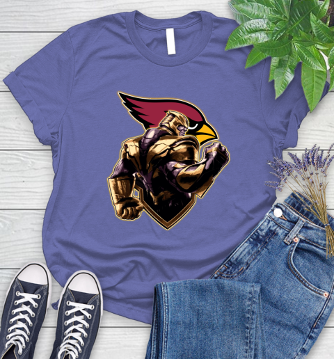 NFL Thanos Avengers Endgame Football Sports Arizona Cardinals Women's T-Shirt 11
