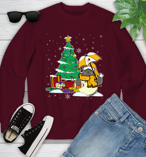 Washington Redskins NFL Football Cute Tonari No Totoro Christmas Sports Youth Sweatshirt 4