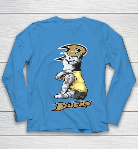 NHL My Cat Loves Anaheim Ducks Hockey Youth Long Sleeve 5