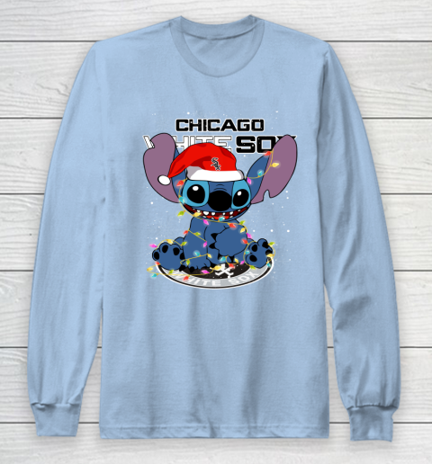 Chicago White Sox MLB noel stitch Baseball Christmas Long Sleeve T-Shirt 5