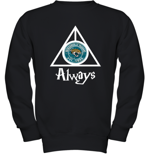 Always Love The Jacksonville Jaguars x Harry Potter Mashup Youth Sweatshirt