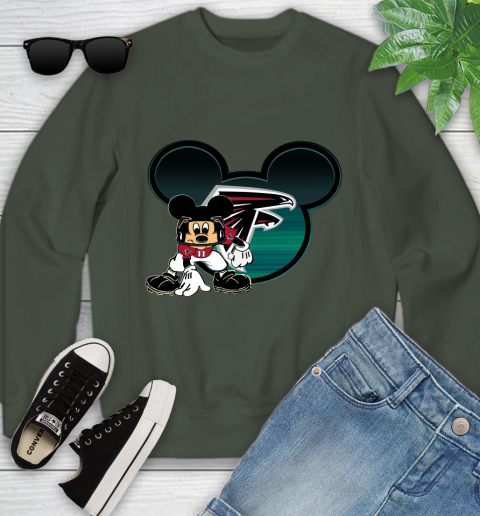 NFL Atlanta Falcons Mickey Mouse Disney Football T Shirt Youth Sweatshirt 10