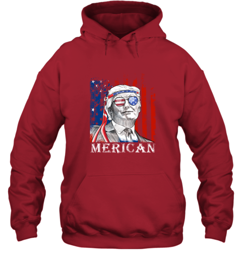 qozs merica donald trump 4th of july american flag shirts hoodie 23 front red