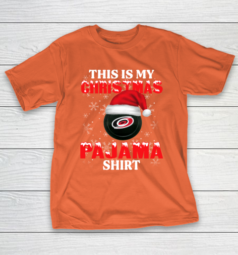 Carolina Hurricanes This Is My Christmas Pajama Shirt NHL T-Shirt 4