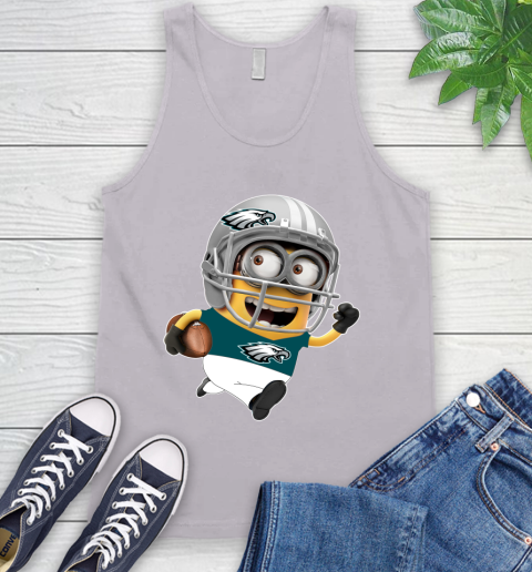 NFL Philadelphia Eagles Minions Disney Football Sports Tank Top 4