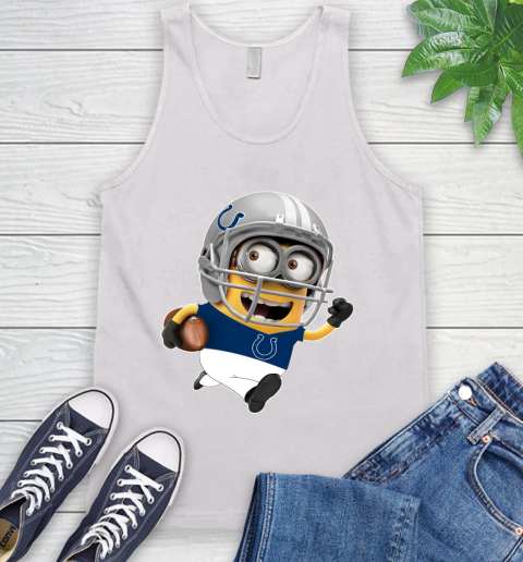 NFL Indianapolis Colts Minions Disney Football Sports Tank Top