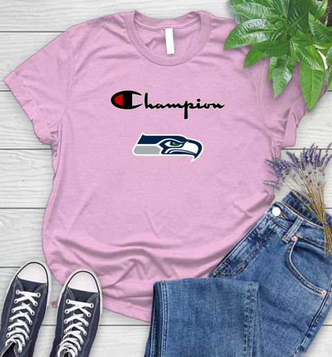 NFL Football Seattle Seahawks Champion Shirt Women's T-Shirt 8