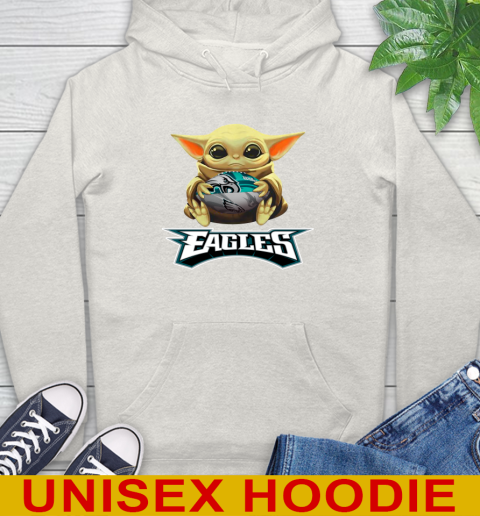 NFL Football Philadelphia Eagles Baby Yoda Star Wars Shirt Hoodie 12