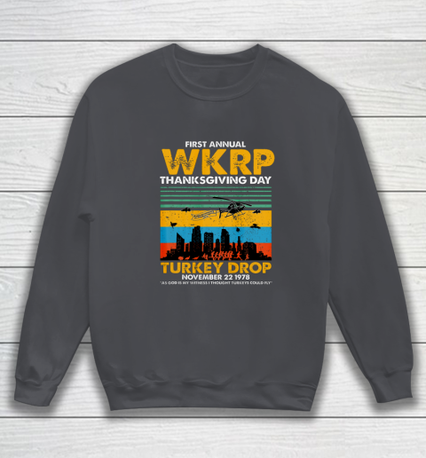 Wkrp Turkey Drop Shirt Turkey Drop T Shirt Turkey Drop Retro Sweatshirt 4