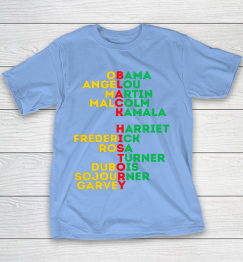 Black History Month Dream Like Leaders African American Love Youth T-Shirt 8