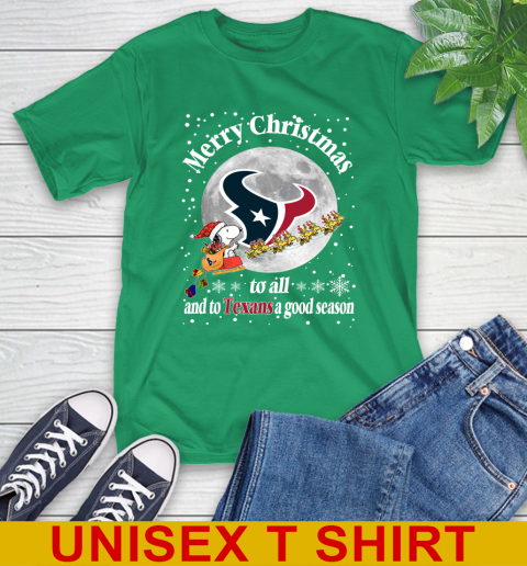 Houston Texans Merry Christmas To All And To Texans A Good Season NFL Football Sports T-Shirt 7