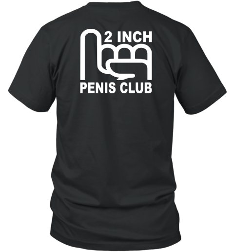 2 Inch Penis Club Unisex Jersey Tee