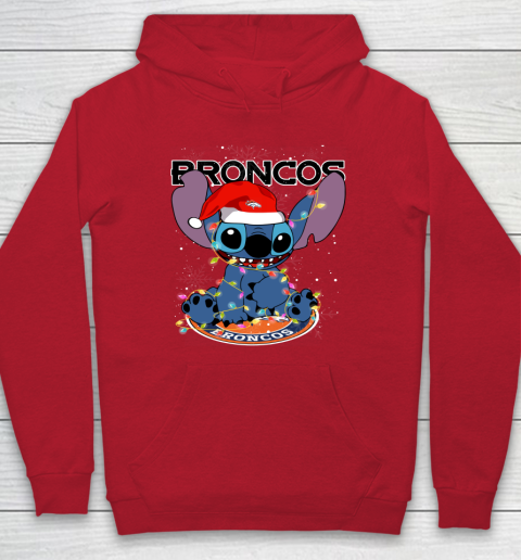 Denver Broncos NFL Football noel stitch Christmas Hoodie 6