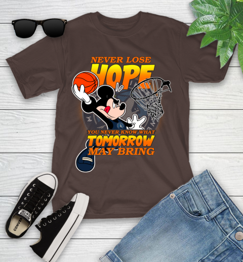 Minnesota Timberwolves NBA Basketball Mickey Disney Never Lose Hope Youth T-Shirt 7