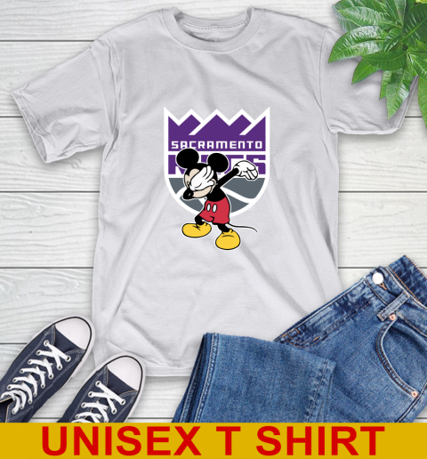 Sacramento Kings NBA Basketball Dabbing Mickey Disney Sports T-Shirt 12
