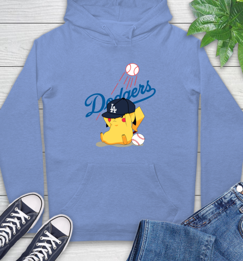 MLB Pikachu Baseball Sports Los Angeles Dodgers Hoodie 11