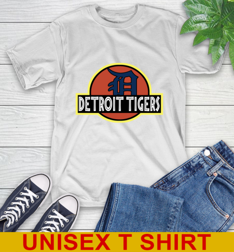 MLB Detroit Tigers Jurassic Park Dinosaur Movie Baseball Sports