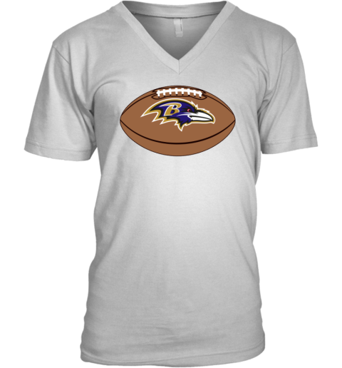 Baltimore Ravens Ball V-Neck T-Shirt