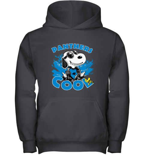 Carolina Panthers Snoopy Joe Cool We're Awesome Youth Hoodie