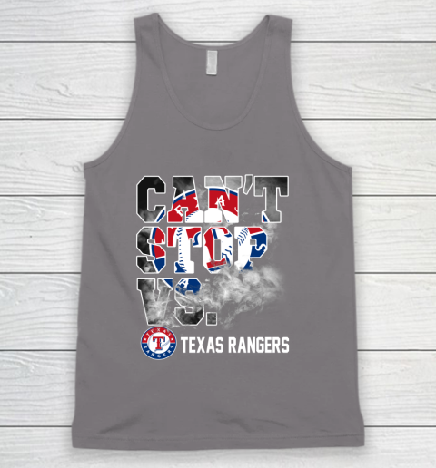 MLB Texas Rangers Baseball Can't Stop Vs Rangers Tank Top 6