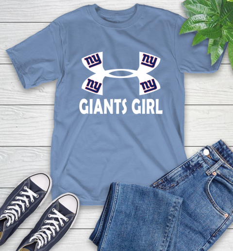NFL New York Giants Girl Under Armour Football Sports T-Shirt 12