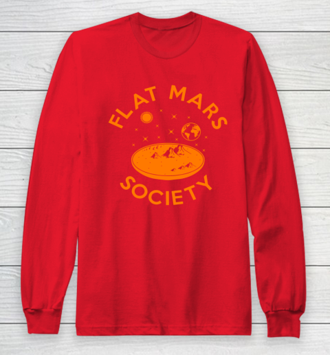 Flat Mars Society Shirt Long Sleeve T-Shirt 7